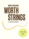 WORTH Ukulele Strings Clear Fluorocarbon