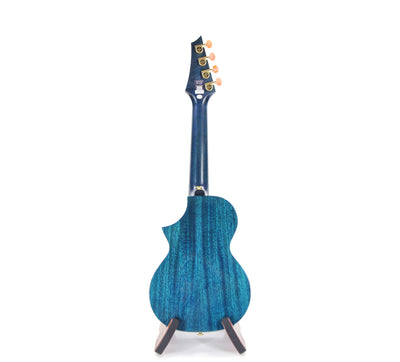 Enya All-Solid Mahogany Concert Ukulele EUC-M6/BLUE (Blue)