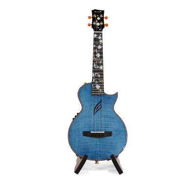 Enya All-Solid Maple Thin-body Tenor Ukulele (EUT-E6) w/EQ