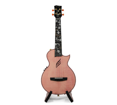 Enya All-Solid Maple Thin-body Tenor Ukulele (EUT-E6) w/EQ