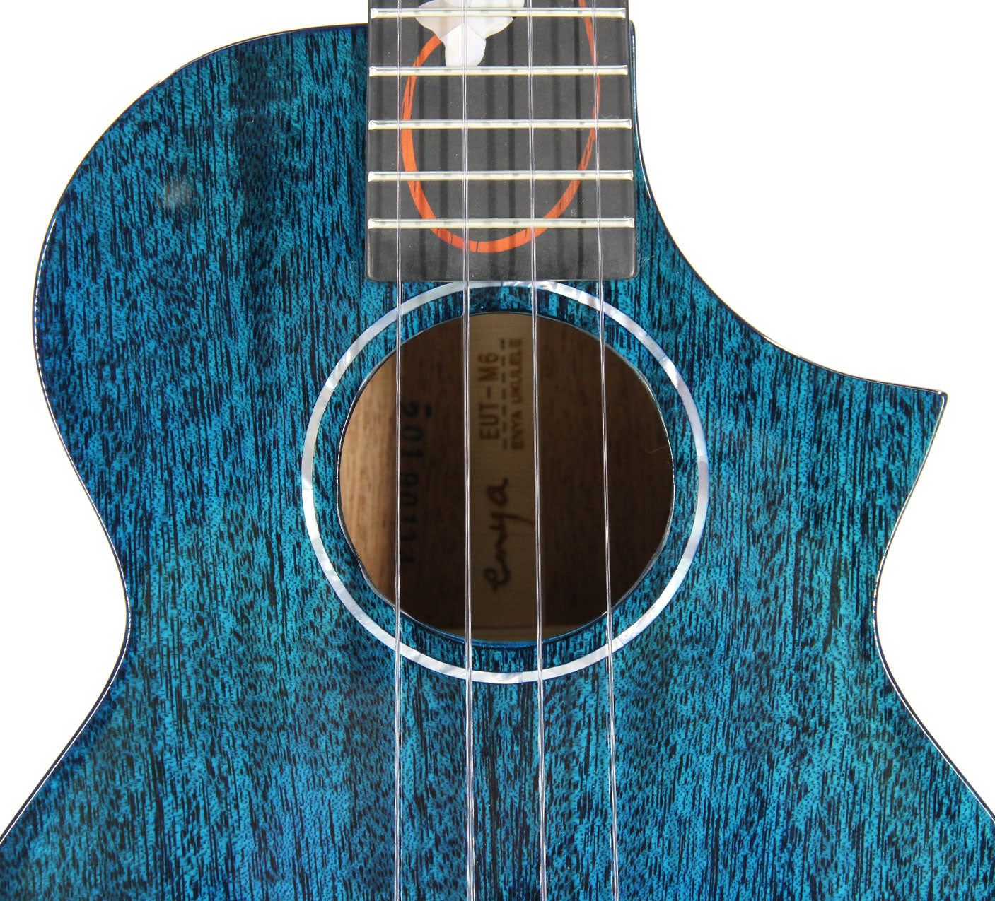 Enya All-Solid Mahogany Tenor Ukulele EUT-M6/BLUE (Blue)