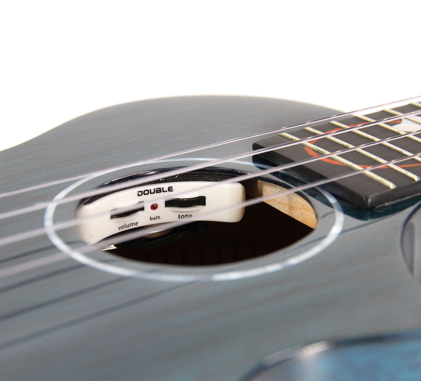 Enya M6 Mahogany Tenor Blue with Double A1 pickup