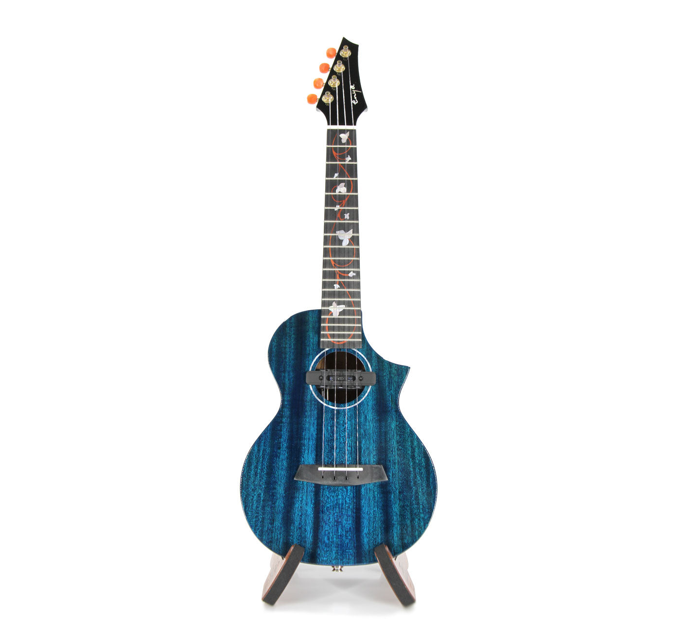 Enya M6 Mahogany Tenor Blue with Double G0 pickup