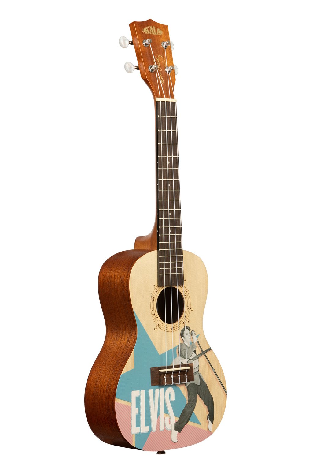 Kala Learn To Play Concert Ukulele Starter Kit Elvis Rockabilly