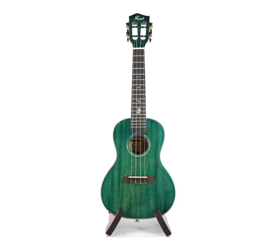 Kai Solid Top Mahogany Concert Blue Ukulele (KCI-100G-BL)