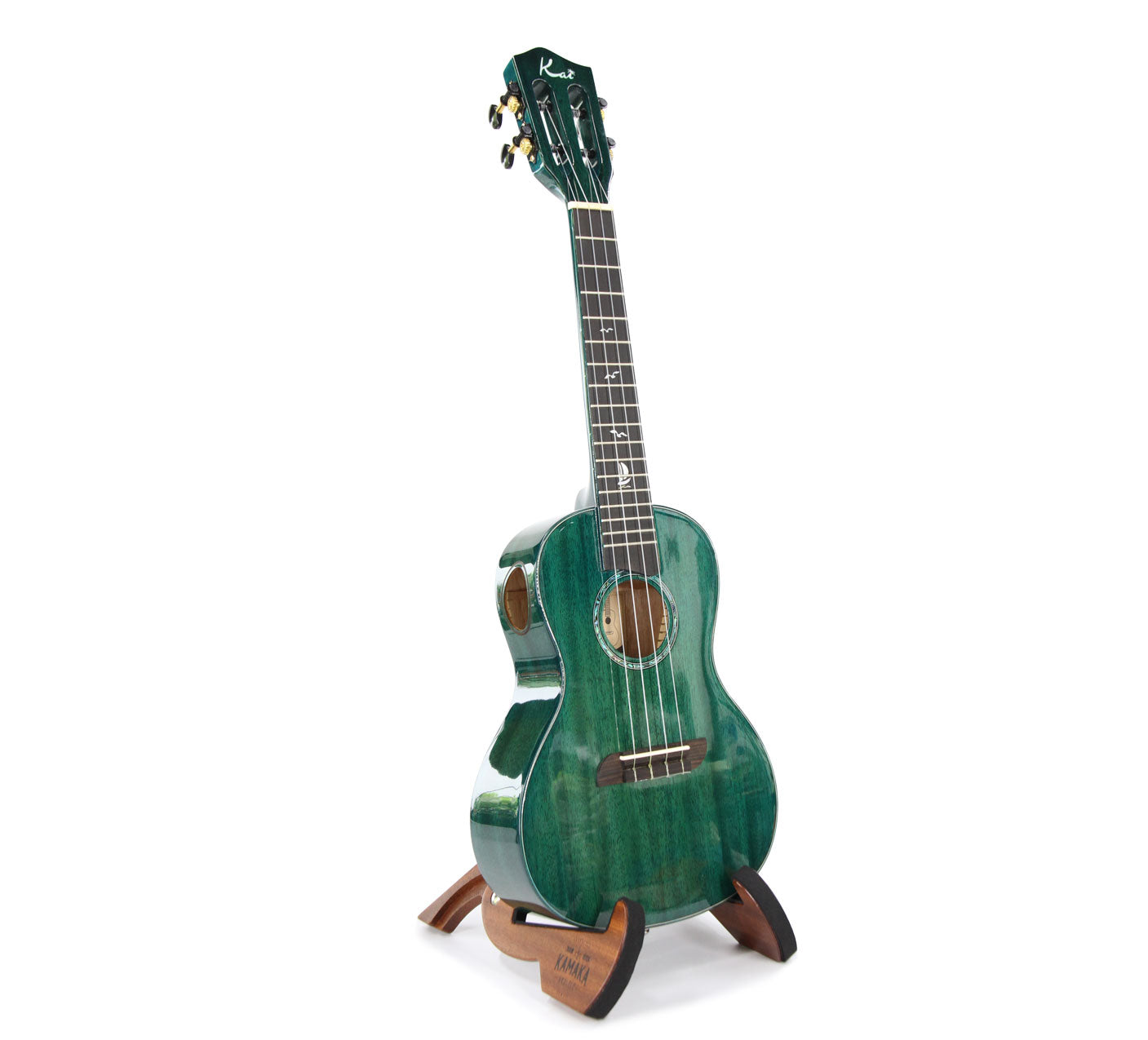 Kai Solid Top Mahogany Concert Blue Ukulele (KCI-100G-BL)