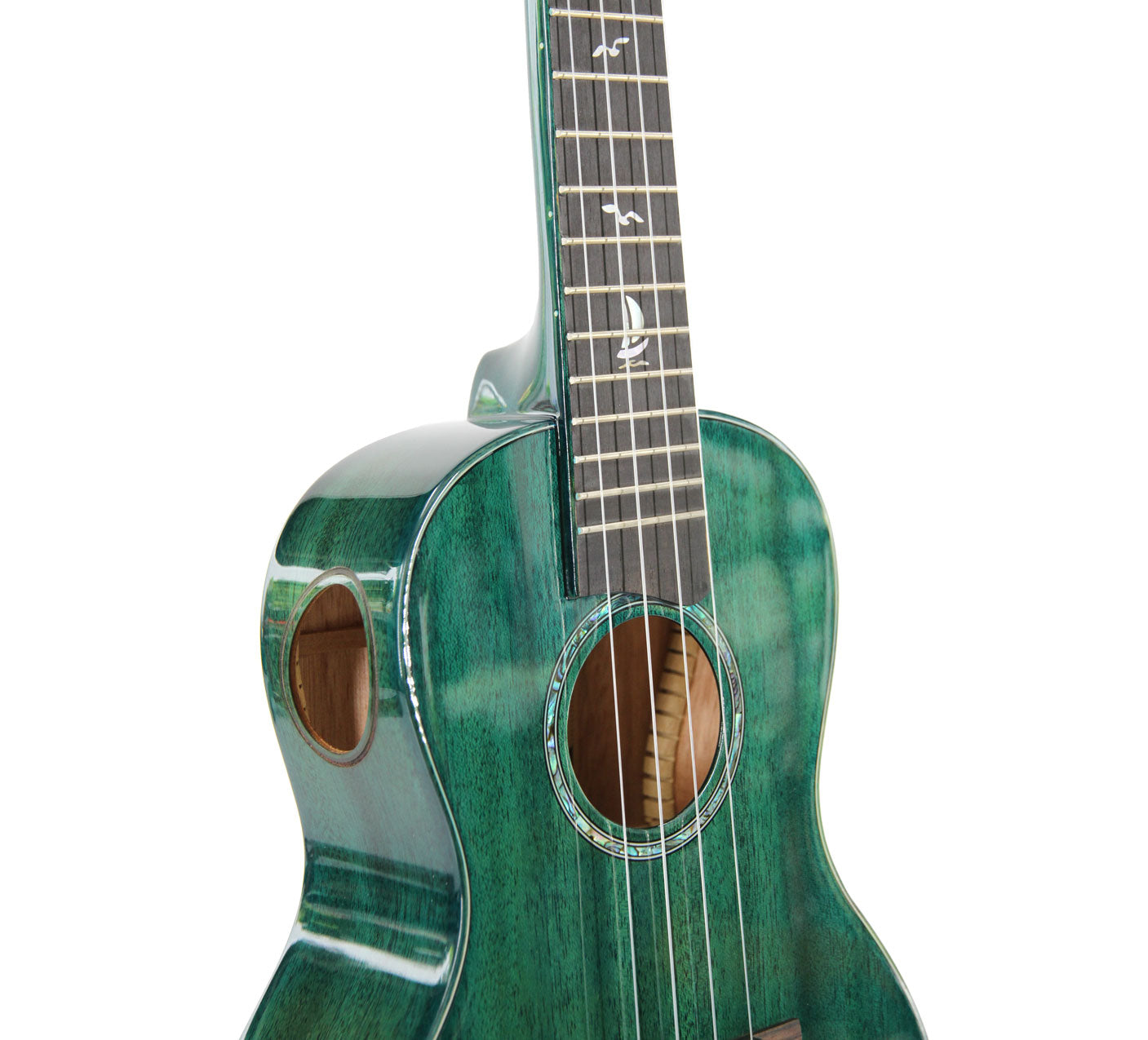 Kai Solid Top Mahogany Concert Blue Ukulele (KCI-100G-BL)
