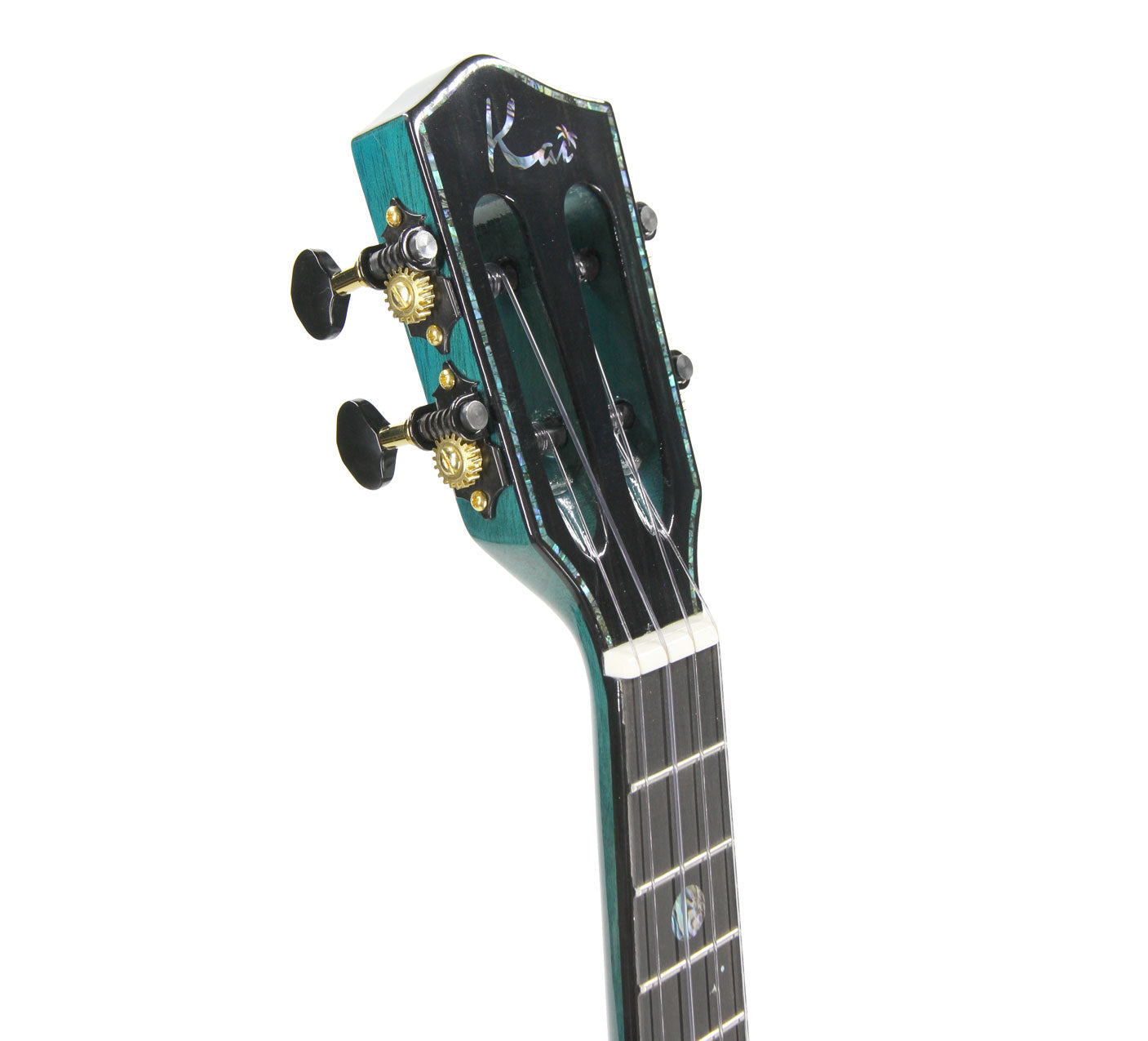 Kai All Solid Flame Maple Blue Tenor Ukulele (KTI-BD)