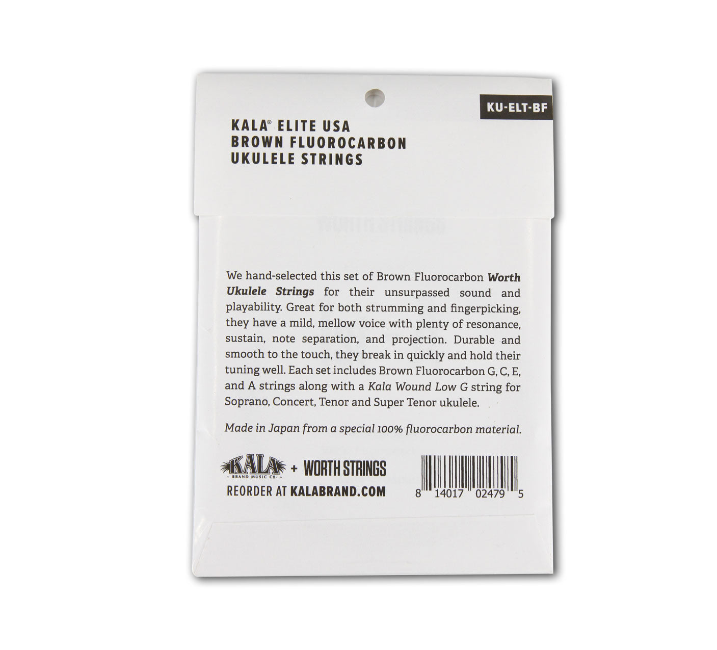 Kala Elite USA Brown Fluorocarbon Ukulele Strings