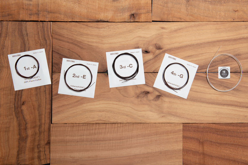 Kala Elite USA Brown Fluorocarbon Ukulele Strings