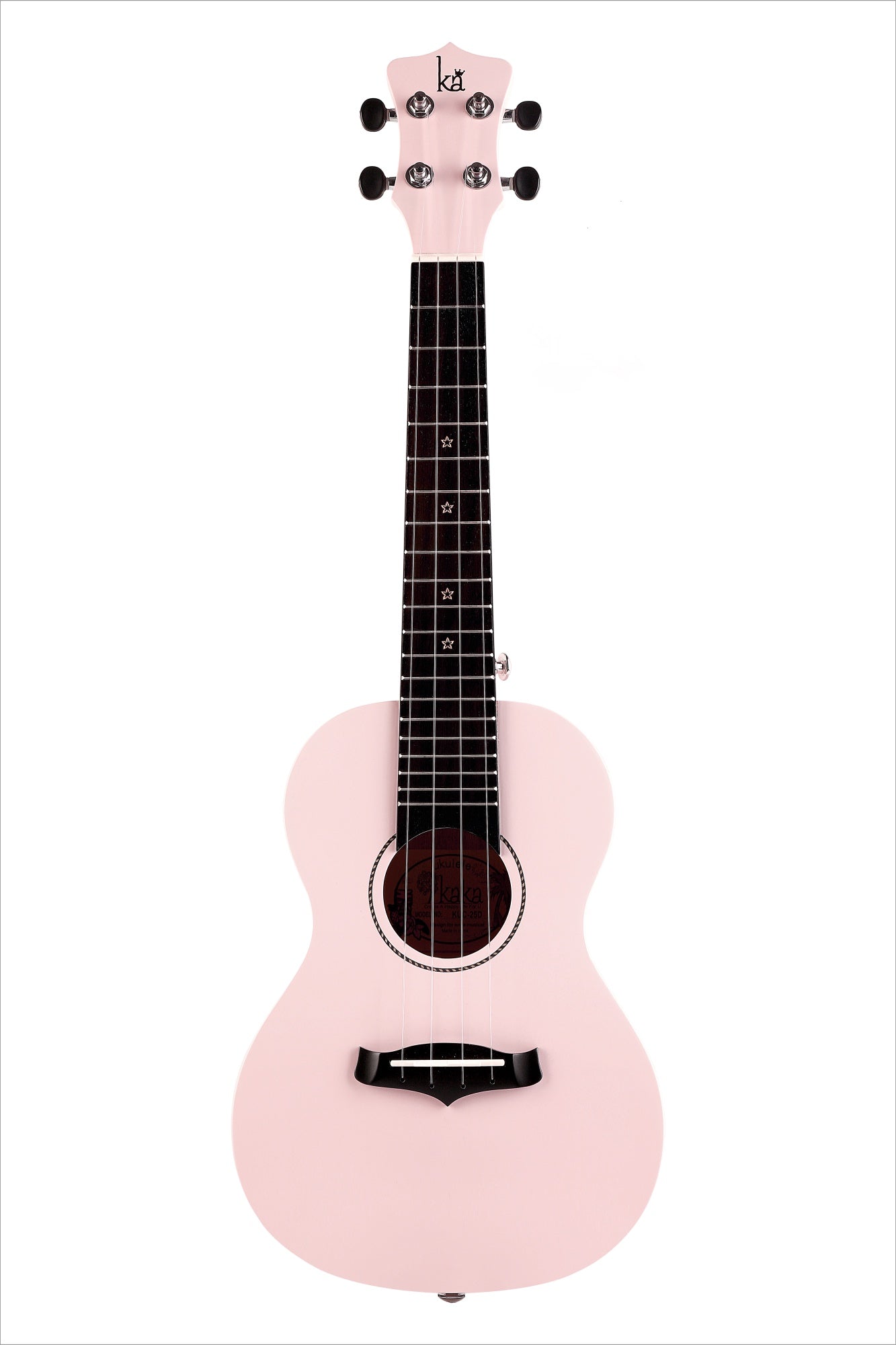 Enya Kaka Limited Edition Solid Top Pink Concert Ukulele (KUC-25D/PK)
