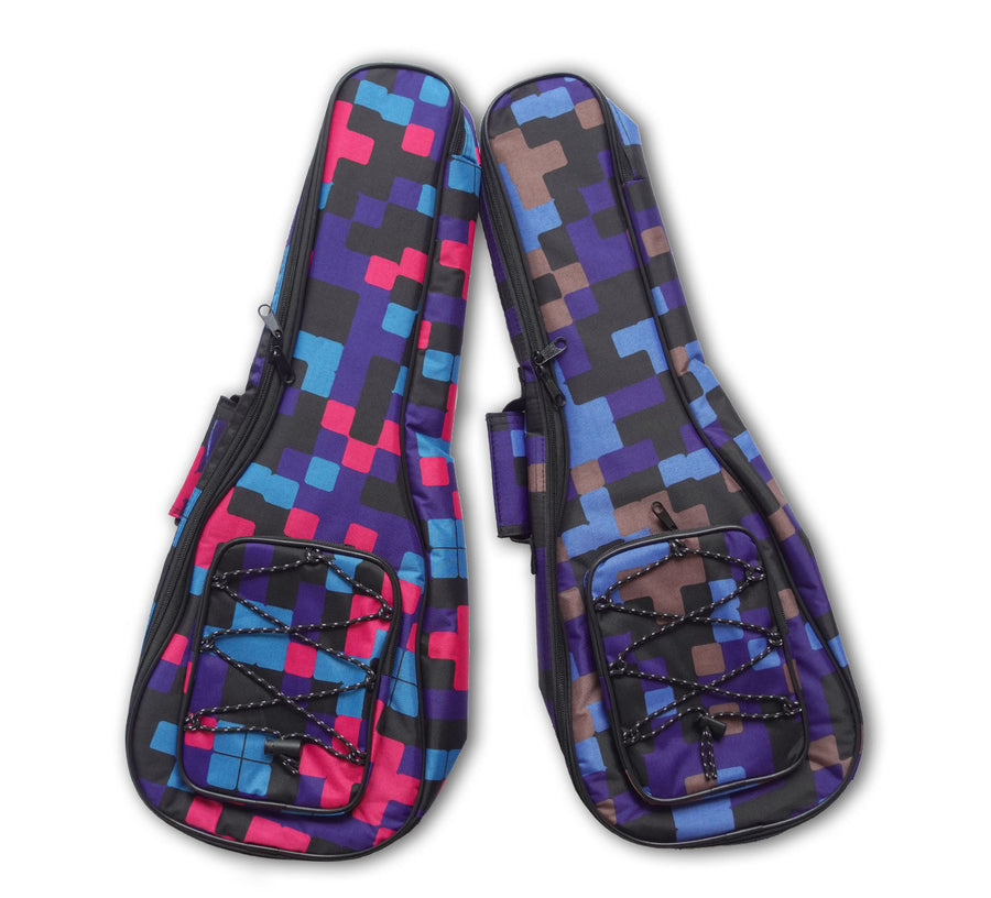 Padded Ukulele Gigbag (Tetris Print)