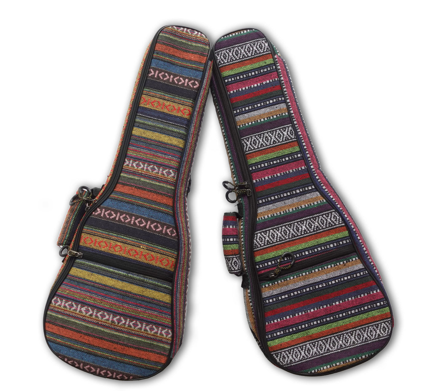 Padded Ukulele Gigbag (Colourful Woven)