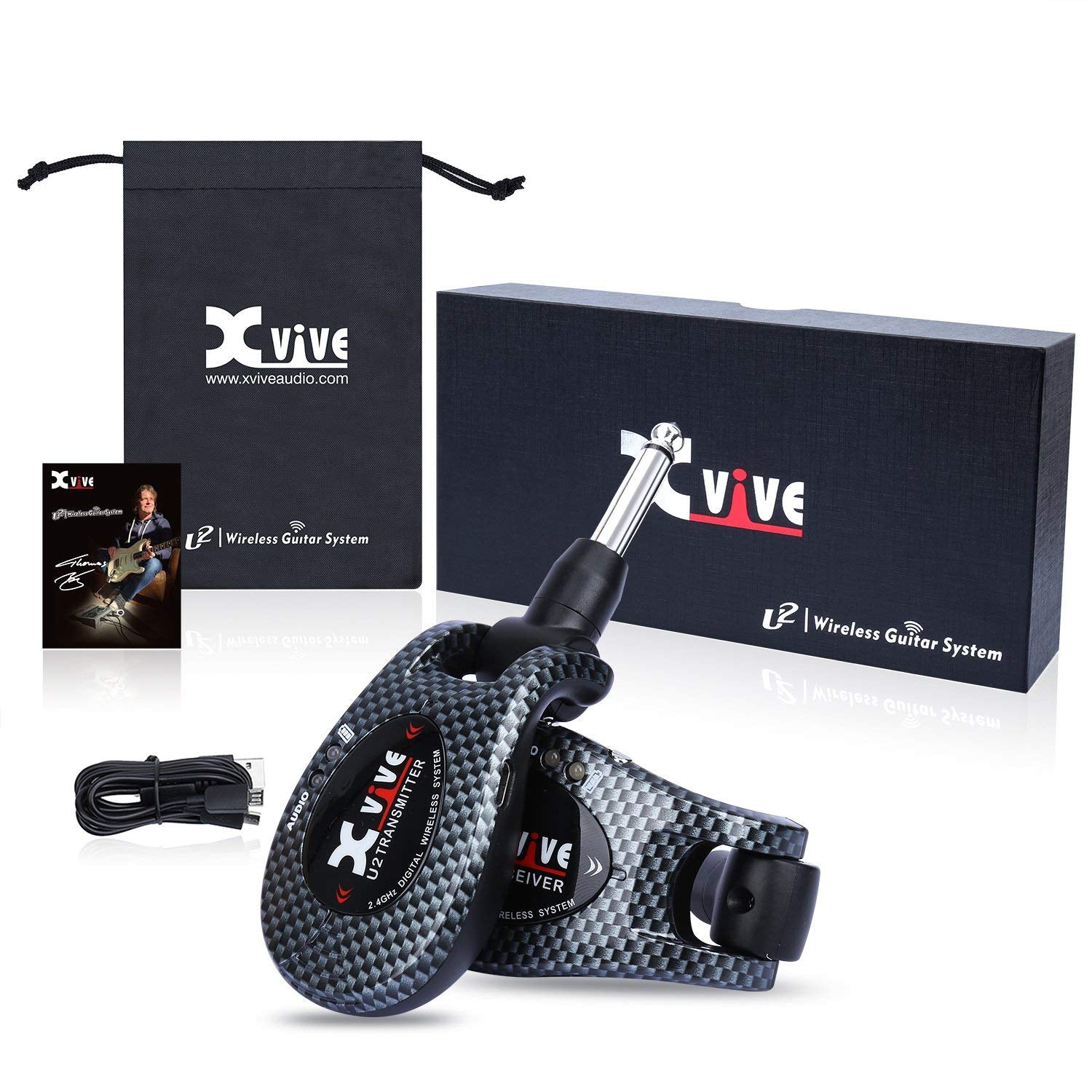 Xvive U2 Rechargeable 2.4GHZ Wireless Instrument Audio Transmitter