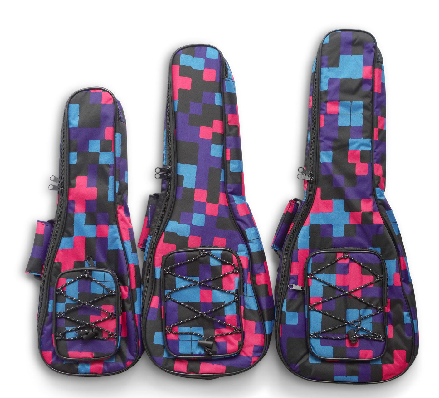 Padded Ukulele Gigbag (Tetris Print)