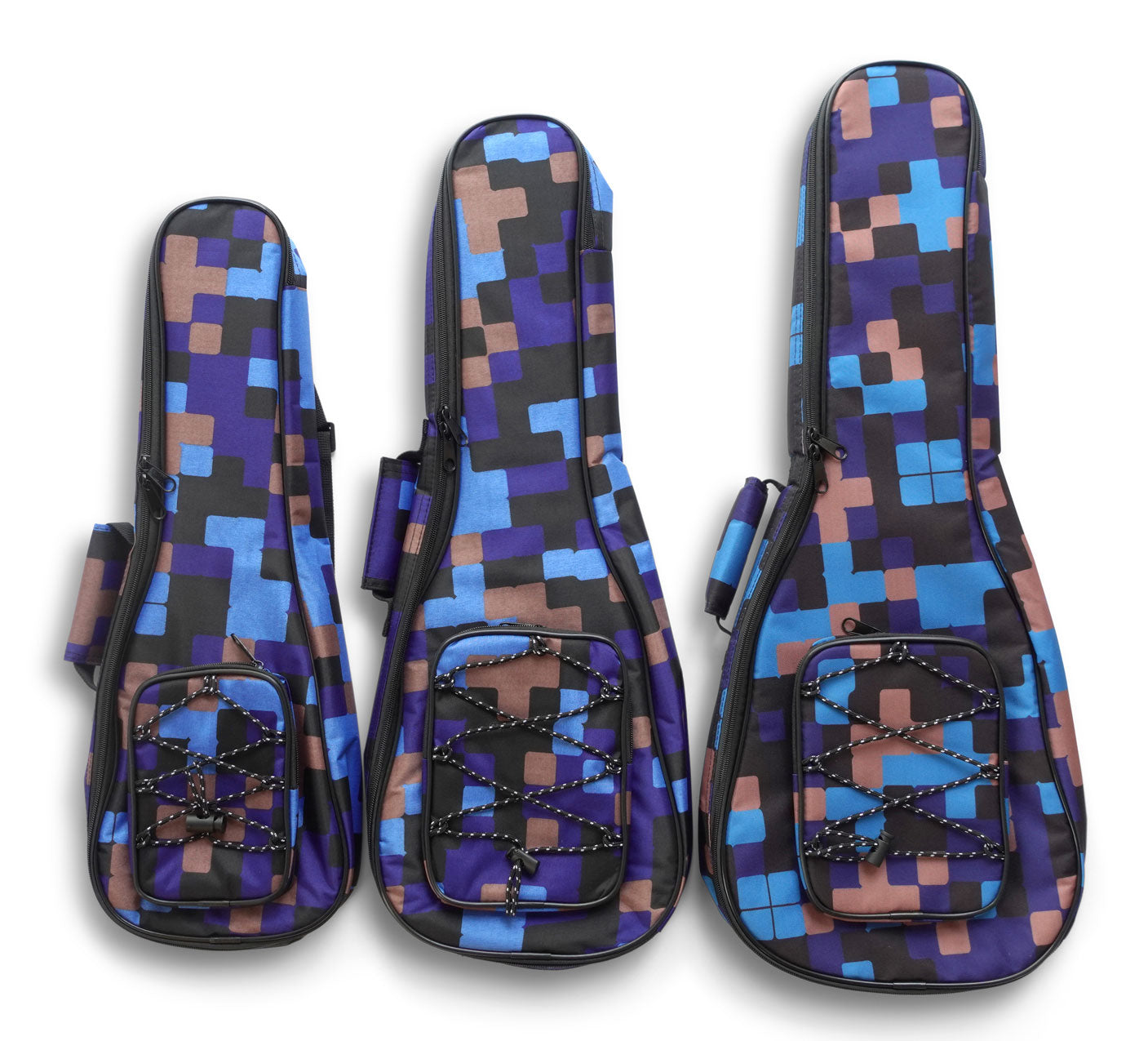 Padded Ukulele Gigbag (Tetris Print)