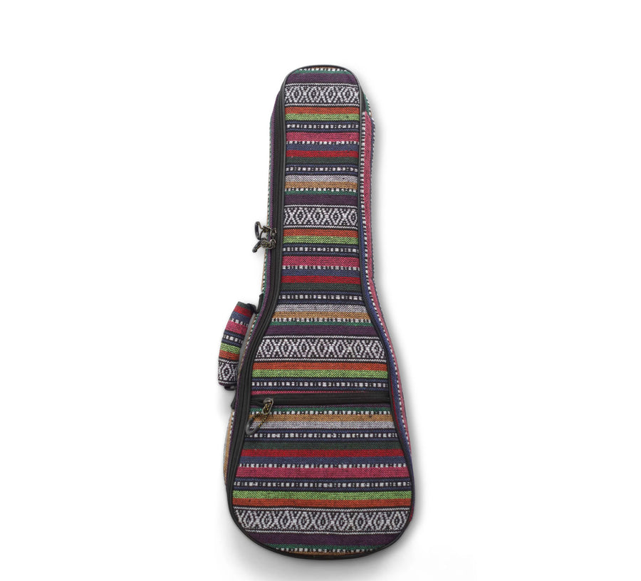Padded Ukulele Gigbag (Colourful Woven)
