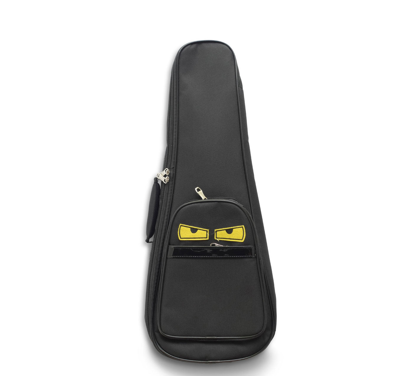 Padded Ukulele Gigbag (Black with face)