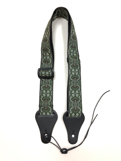 Ukulele Strap STRAP/SD18 Green Jacquard