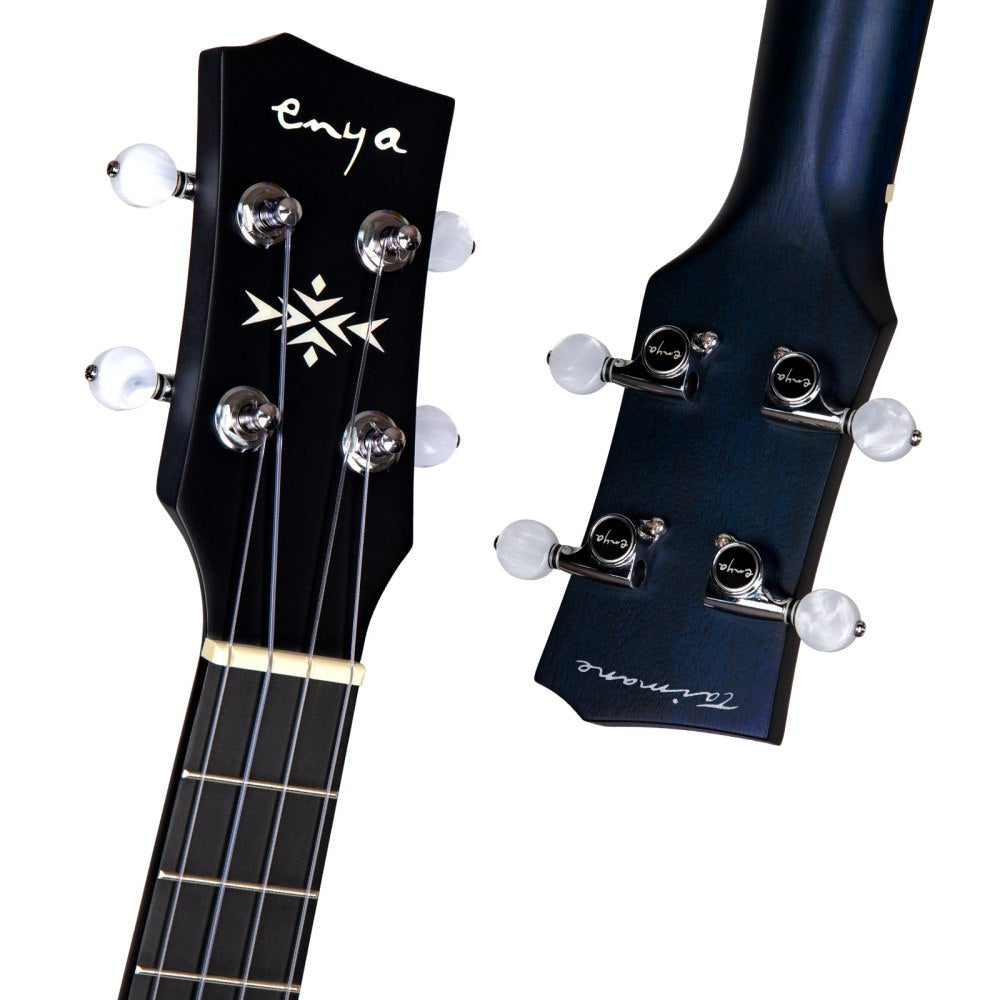 Enya MOON Taimane Signature Tenor Ukulele with pickup (Blue)